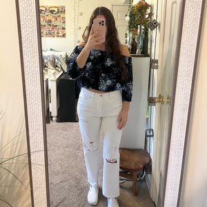 Hollister Floral Crop Top